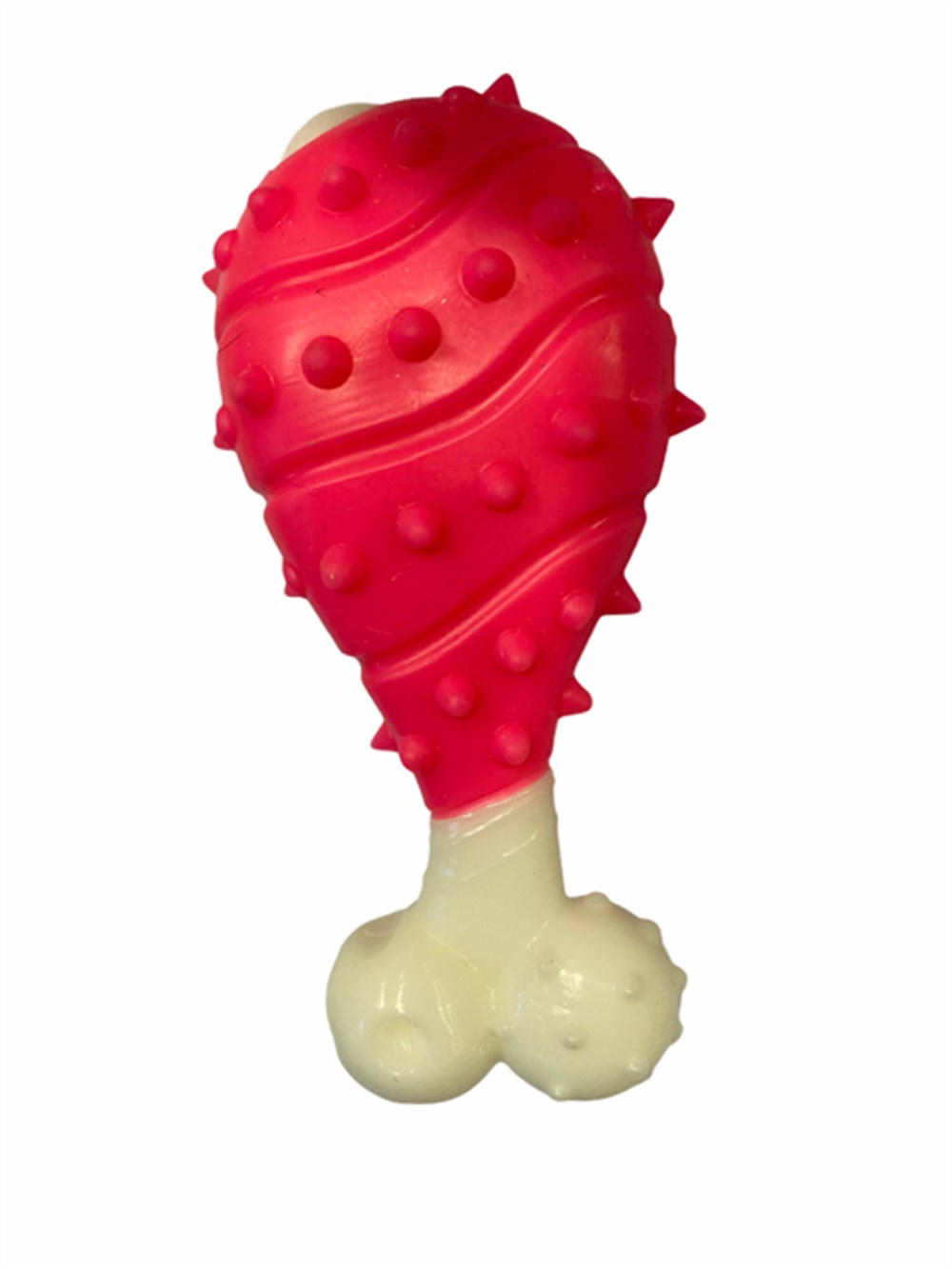 Termo-Plastik Köpek Oyuncağı But 12 cm Pembe