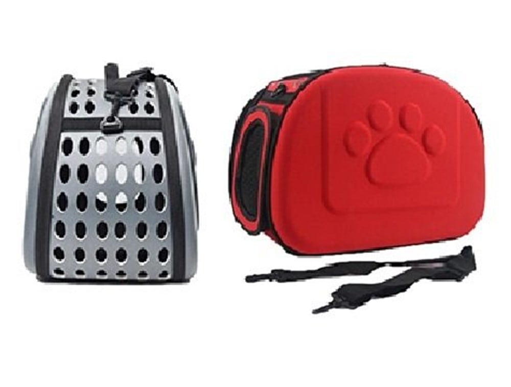 Eva Kedi ve Küçük Köpek Taşıma Çantası Kırmızı