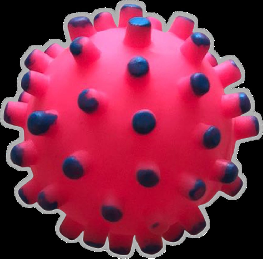 Kauçuk Dikenli Top Köpek Diş Kaşıma Oyuncağı Çap 6 cm