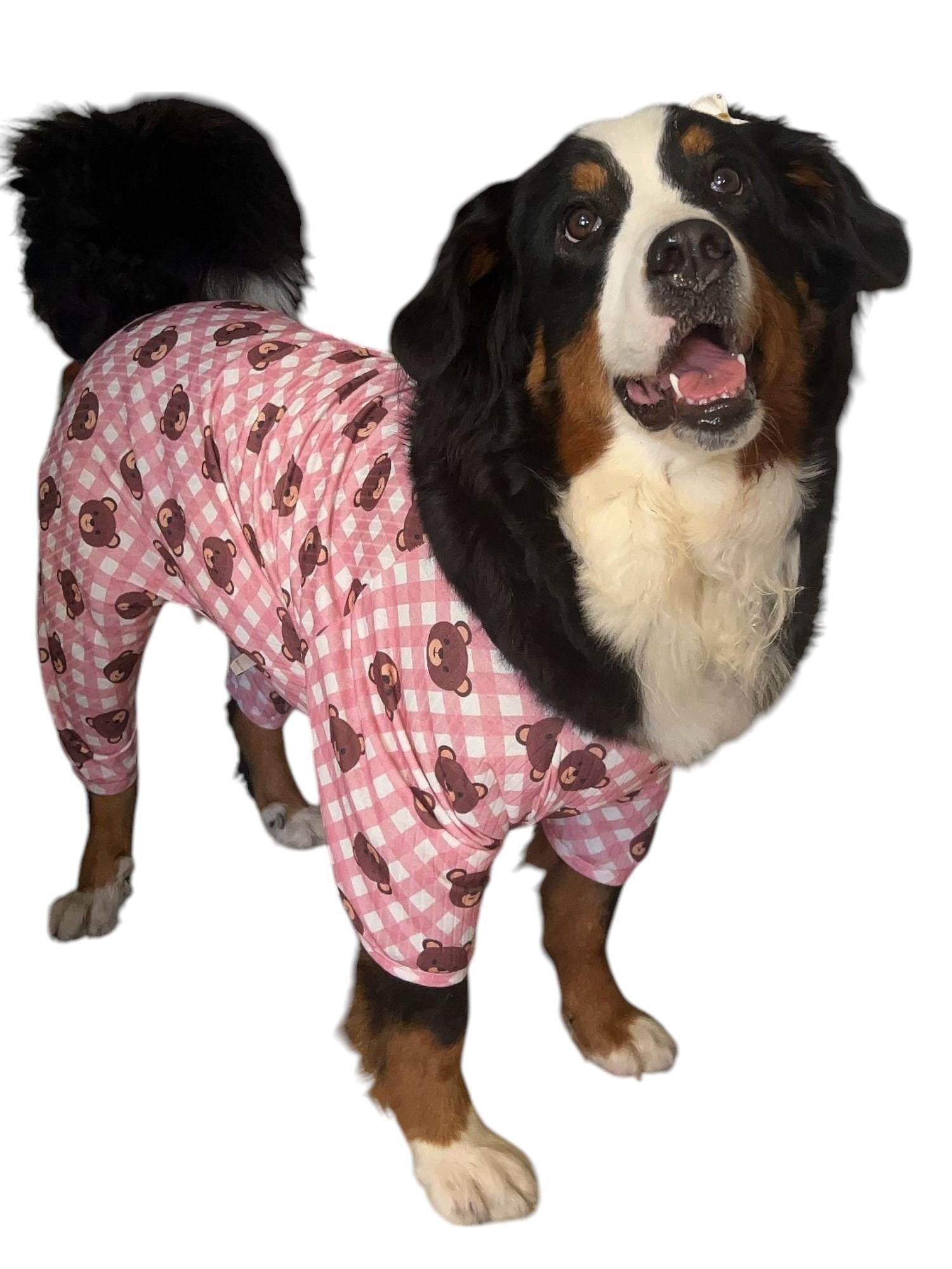 Gedyco Pembe Ayıcık Büyük Irk Köpek Penye Tulum Pijama