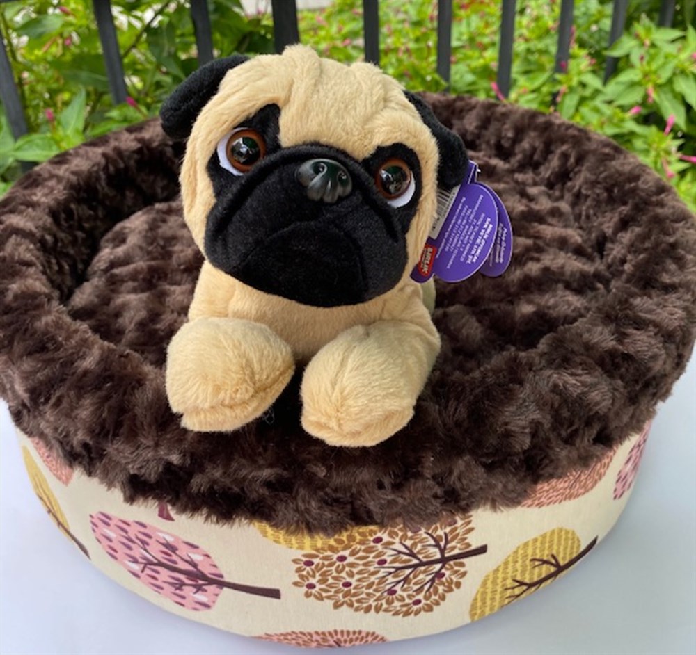 Pet Pretty Yapraklı Kedi ve Köpek Yatağı 55 cm