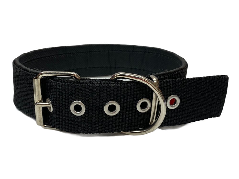 Siyah Köpek Boyun Tasması 4 cm x 50-65 cm