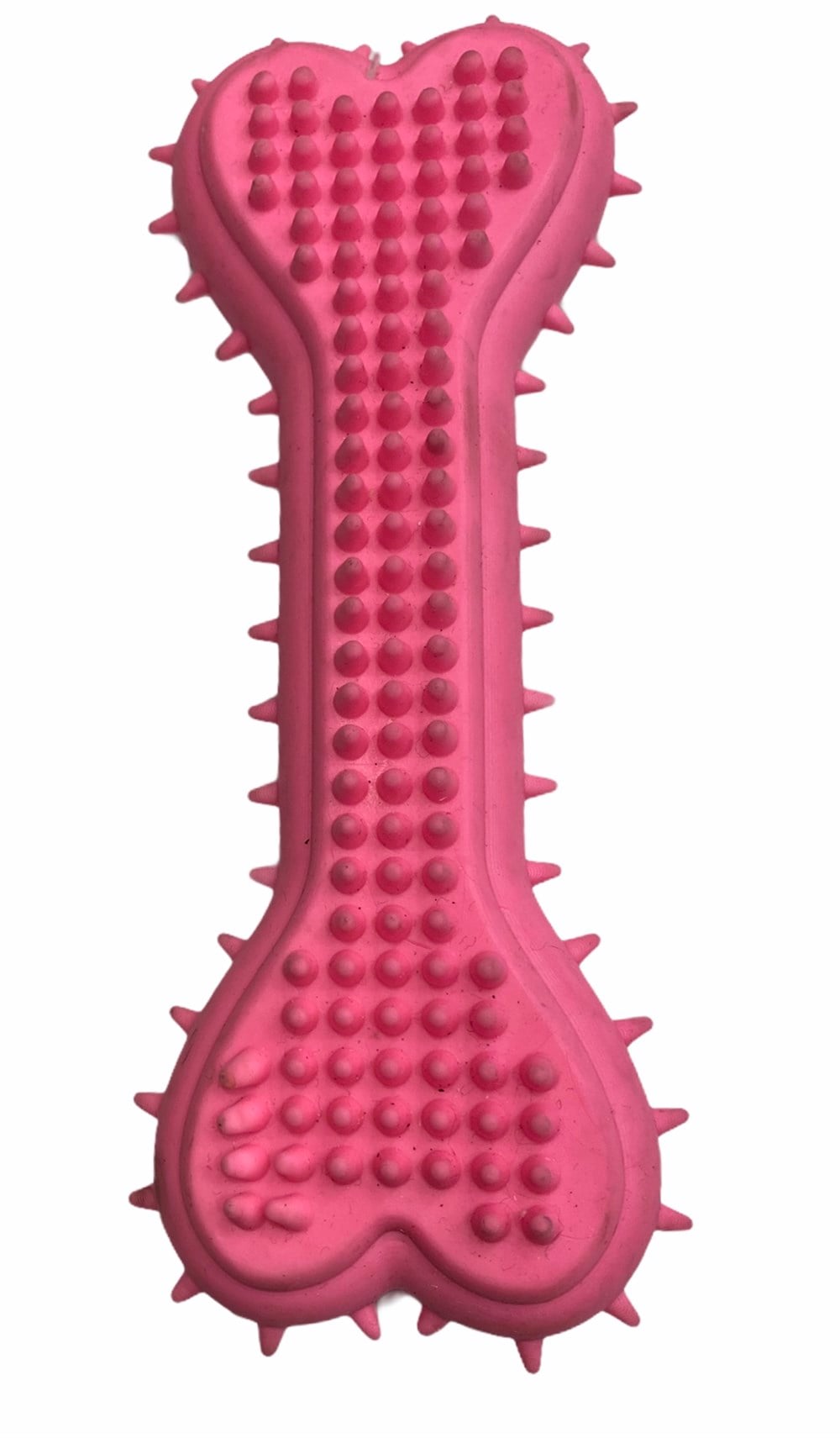 Pembe Kauçuk Köpek Diş Kaşıma Oyuncağı 15 cm