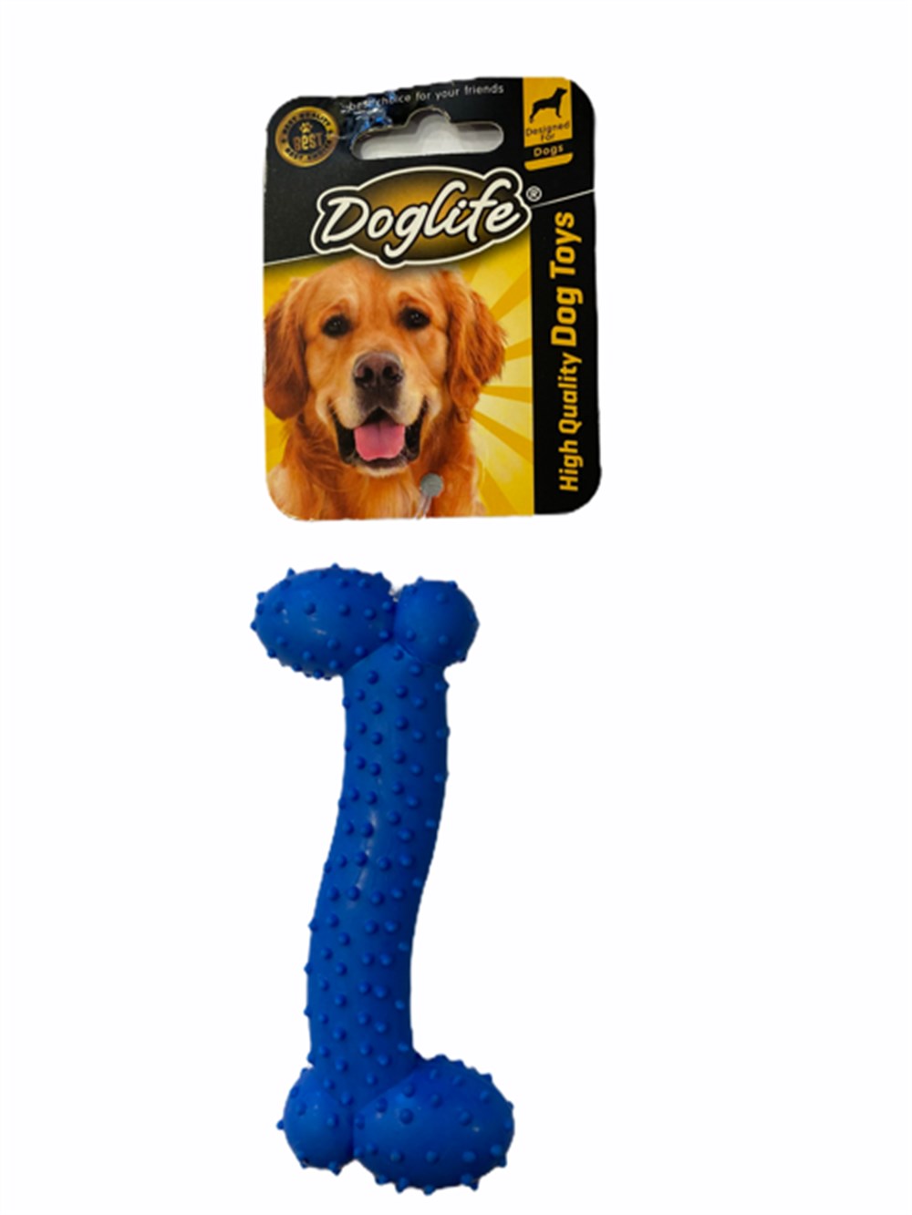 Doglife Kauçuk Köpek Diş Kaşıma Oyuncağı Kemik 10 cm
