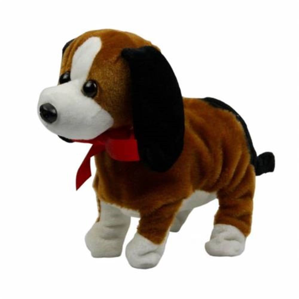 Interaktif Oturan Peluş Köpek