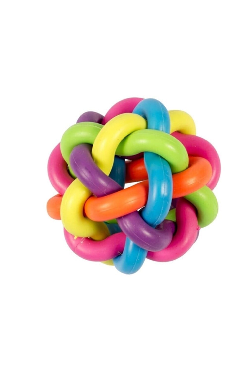 Zilli, Suda Batmaz, Sarmal Köpek Diş Kaşıma Oyuncağı 6 cm