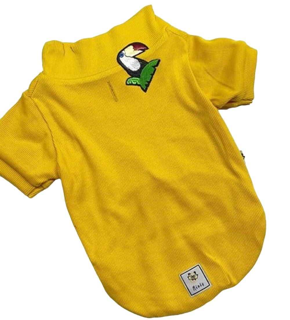 Tukan Yellow Esnek Basic Kaşkorse Köpek Sweatshirtü (2 kg-13 kg arası köpeklere uygun bedenlerde)