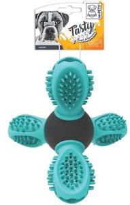 M-Pets Saturn Ödül Hazneli TPR Köpek Oyuncağı 14 cm Mavi