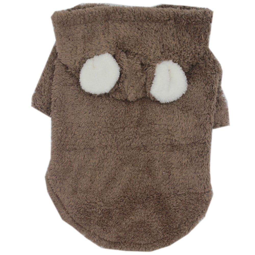 Pawstar Bej Chinchilla Peluş Küçük Irk Köpek Sweatshirtü