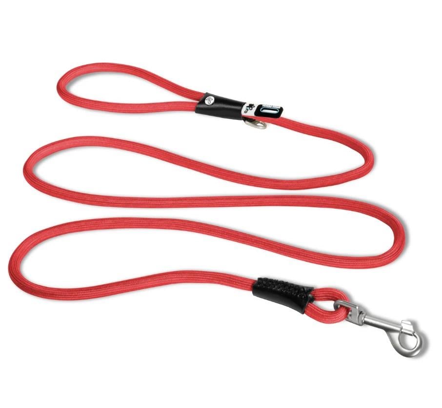 Curli Stretch Comfort Leash L Köpek Gezdirme Tasması Red 10 mm x 180 cm