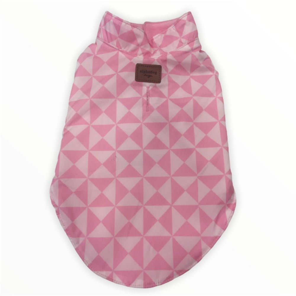 Alphadog Geometrik Pembe İçi Polar Mont