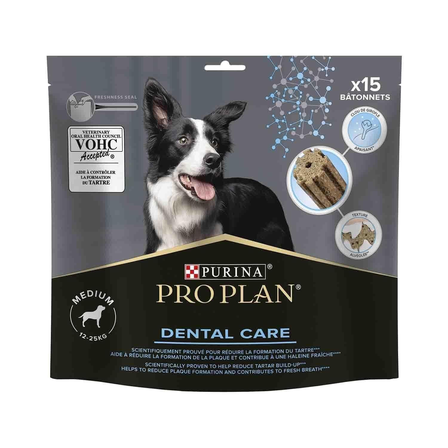 Proplan Medium Breed Dental Care Orta ve Büyük Irk Köpekler için Diş Sağlığı Ödülü 15 Parça 345 gr
