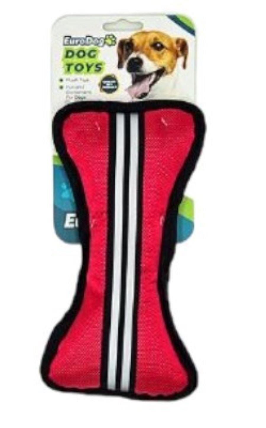Eurodog Reflektörlü, Suda Batmaz, Sesli Kumaş Kemik Köpek Oyuncağı 22 cm