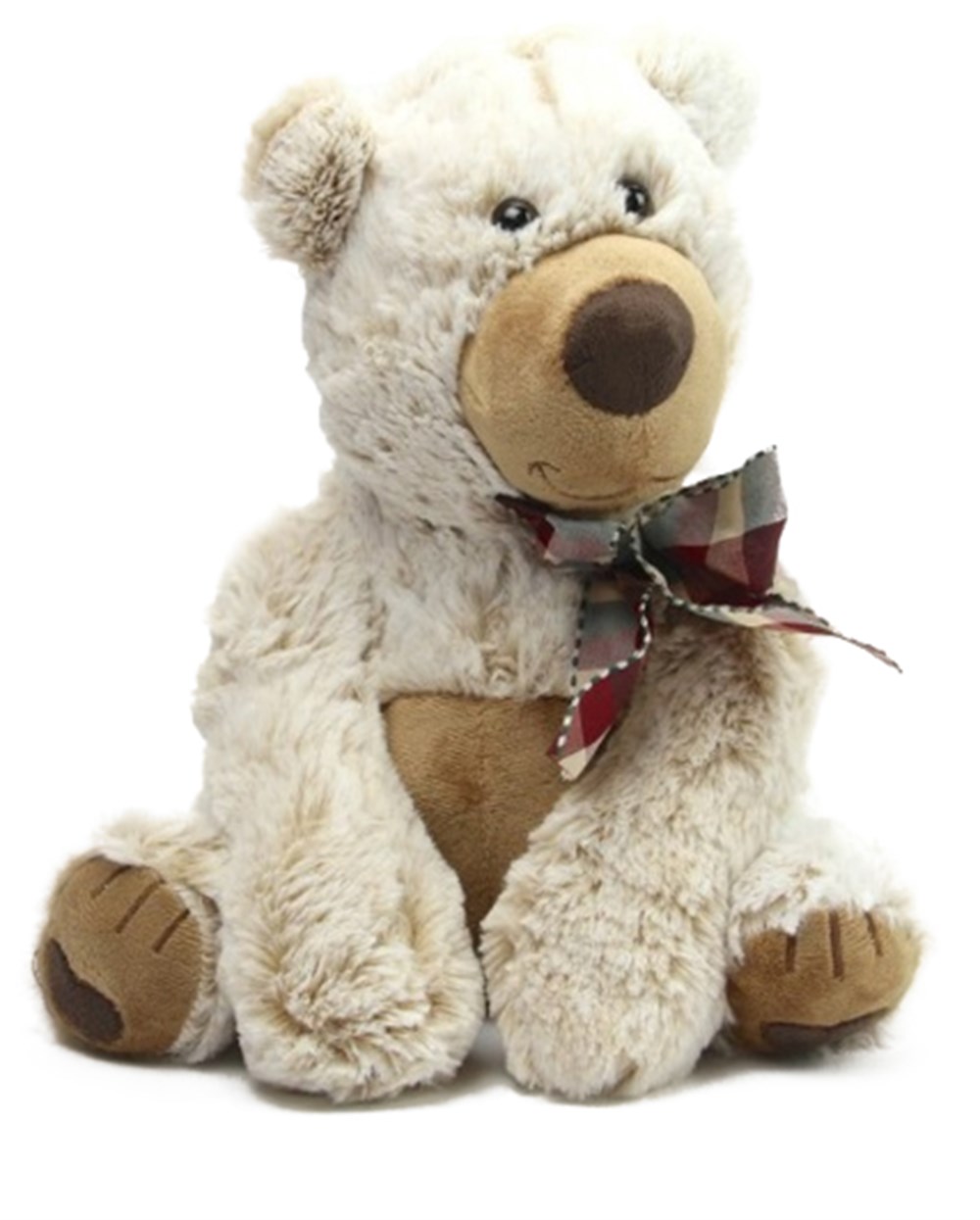 Yan Bakan Yumuşacık Peluş Ayıcık 27 cm Bej