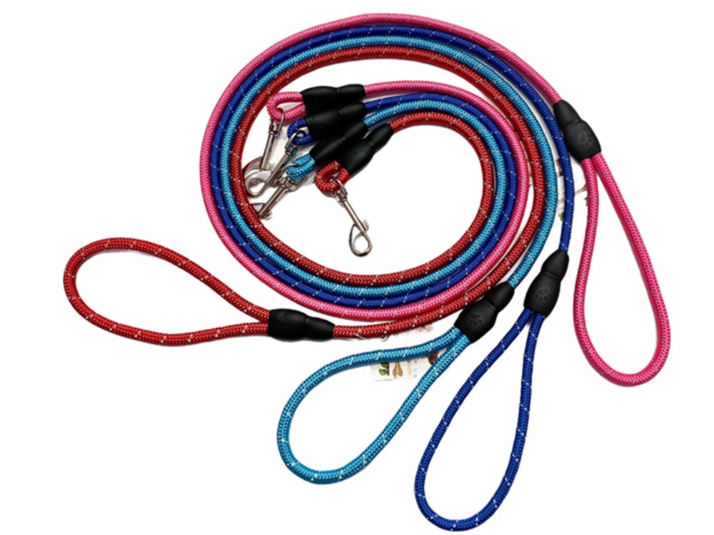 Reflektörlü İnce Fitil Gezdirme Kayışı 8 mm x 120 cm