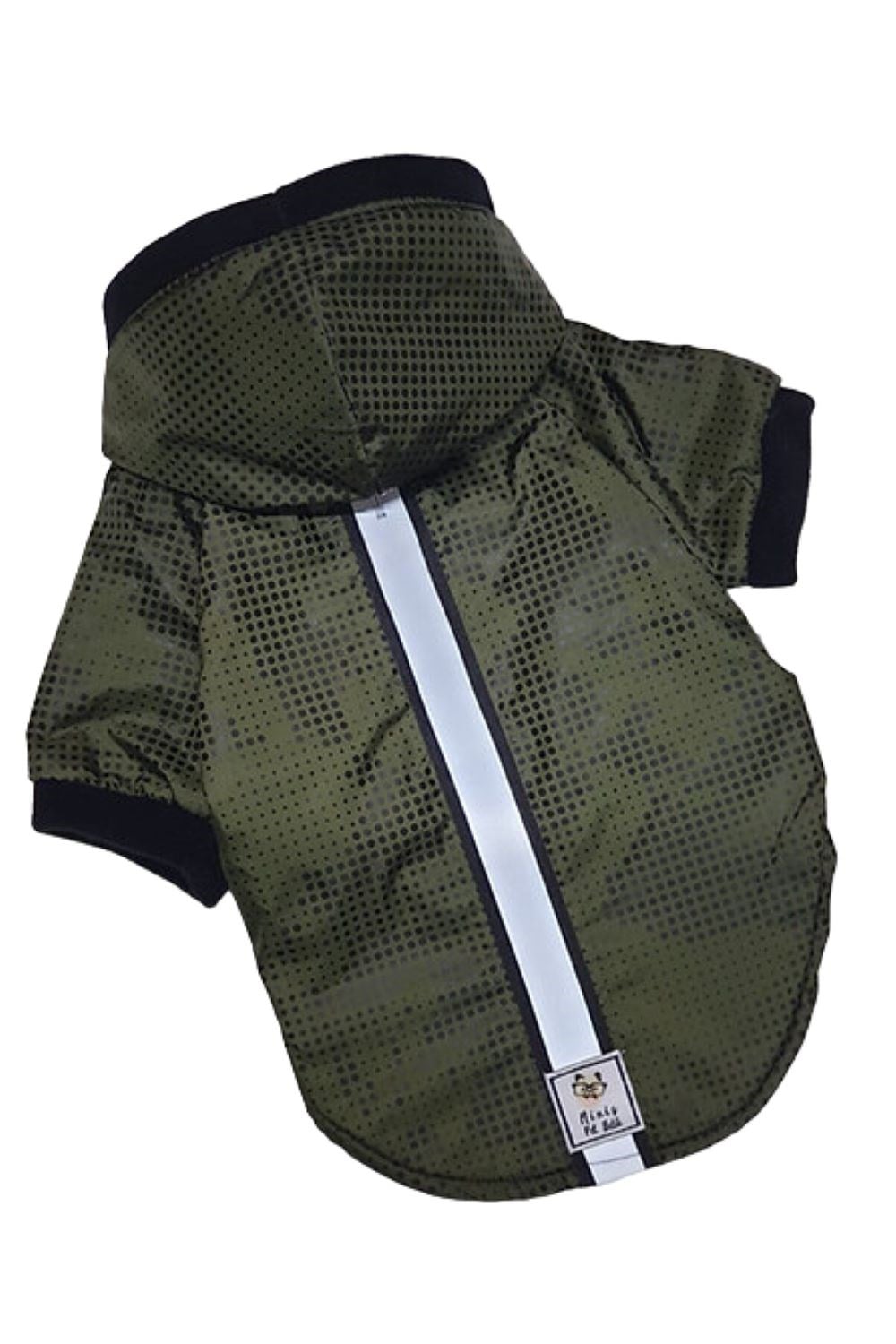 Haki Köpek Yağmurluğu (6,5 kg - 14 kg arası köpeklere uygun bedenlerdedir)