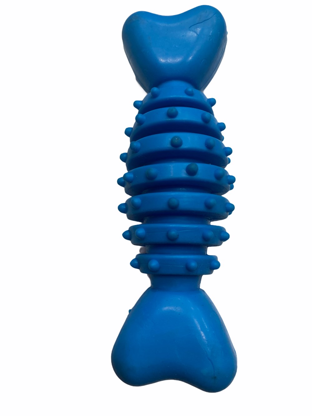Pet Toys Mavi Kauçuk Köpek Diş Temizleyici Oyuncak 12 cm x 4 cm