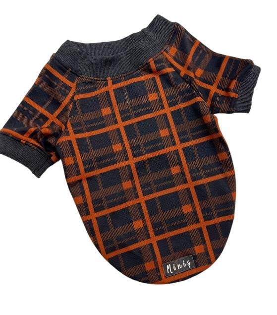 Miniş Turuncu Çizgili Küçük Irk Köpek Sweatshirtü