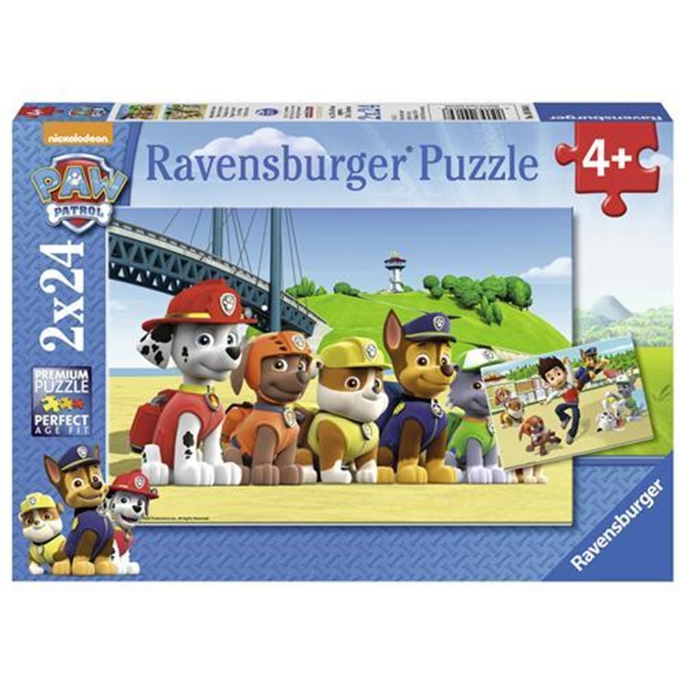 Paw Patrol Puzzle 2 x 24 Parça (Ravensburger)