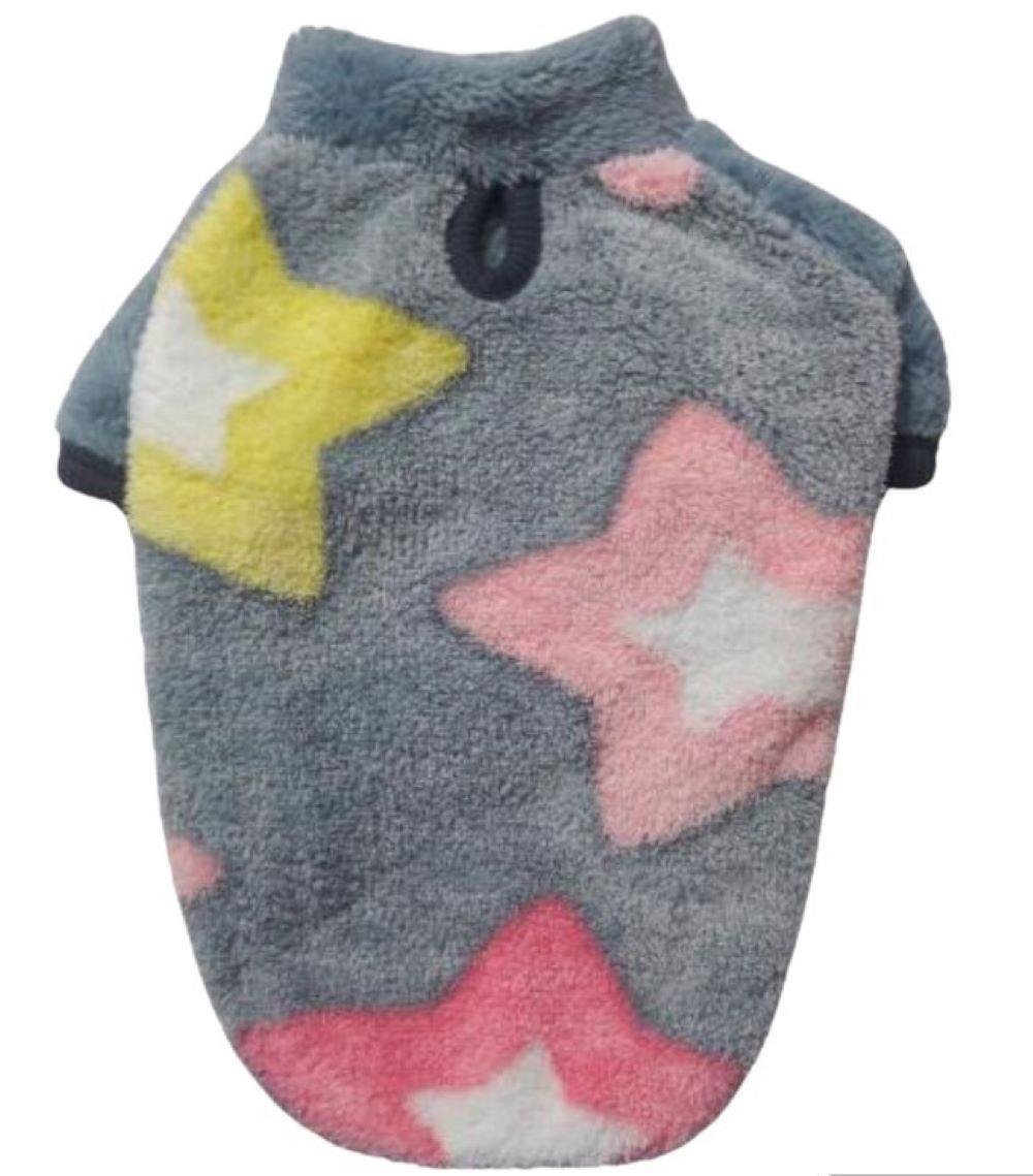 Gedyco Stars Premium Peluş Küçük Irk Köpek Sweatshirtü (2 kg-9 kg arası köpeklere uygundur)