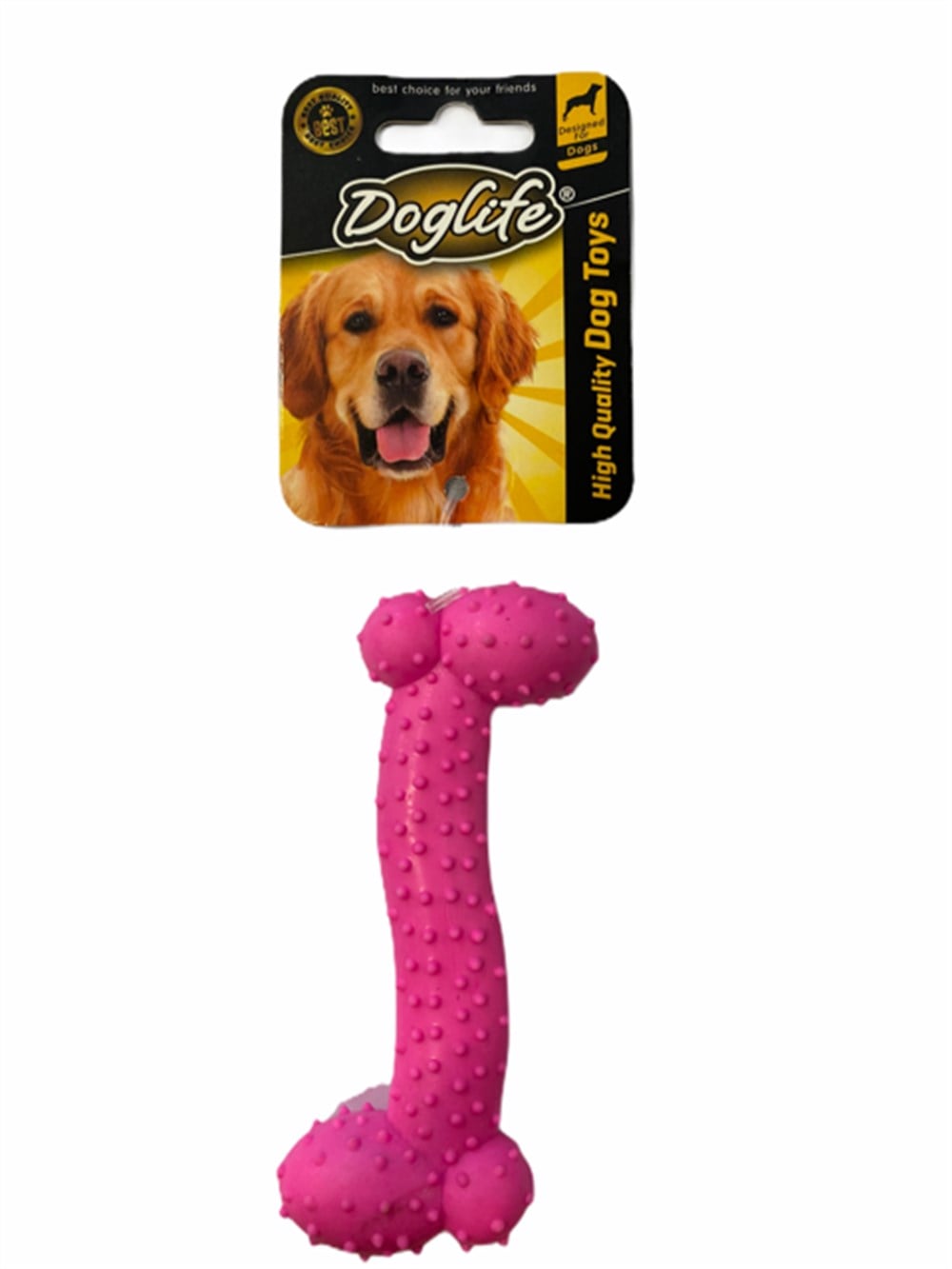 Doglife Kauçuk Köpek Diş Kaşıma Oyuncağı Kemik 10 cm
