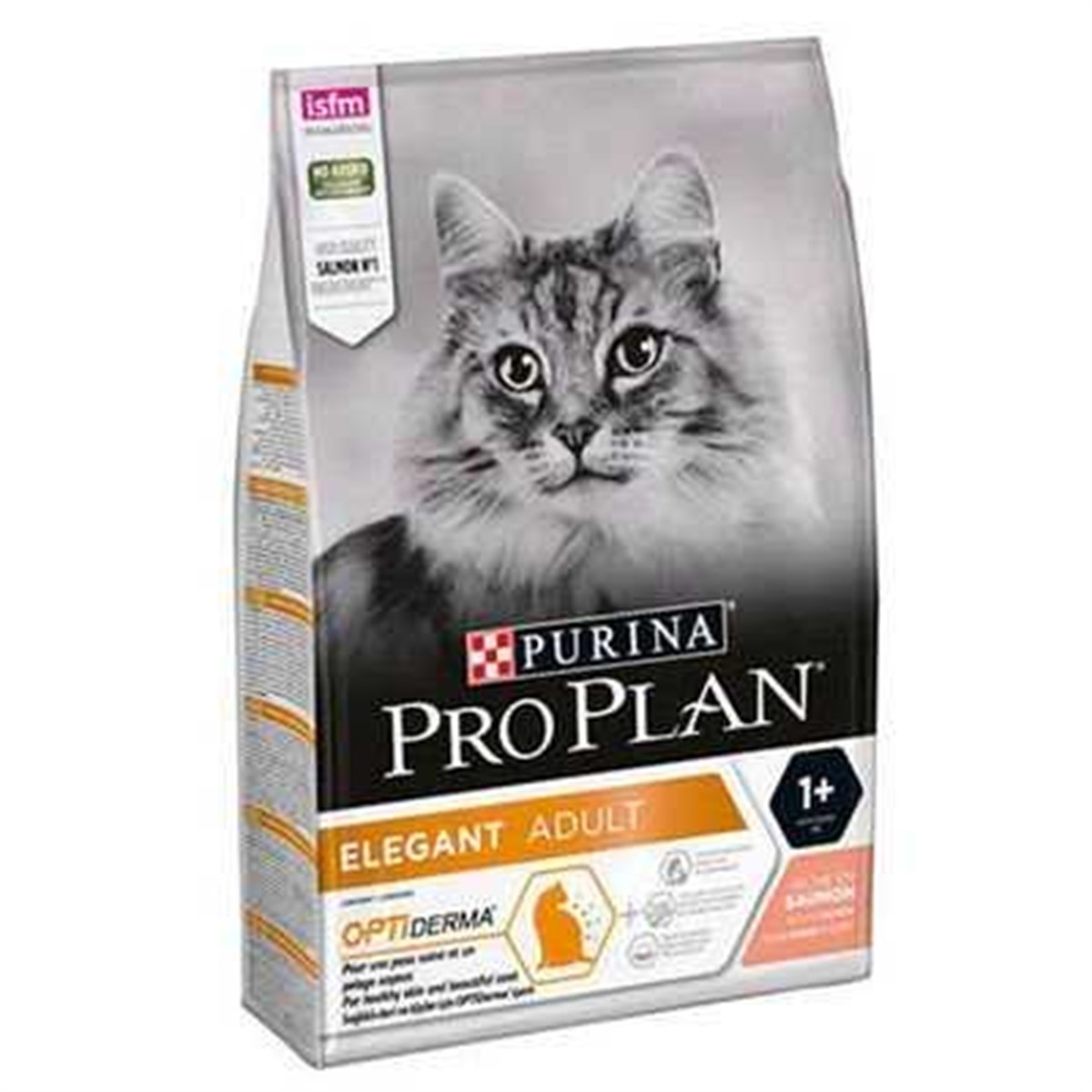 Pro Plan Derma Plus 3 kg (Elegant Adult) Tüy Yumağı Kontrolü Somonlu Kedi Maması