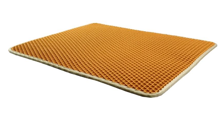 Gimcat Premium Elekli Kedi Tuvalet Paspası Turuncu 75 x 55 cm