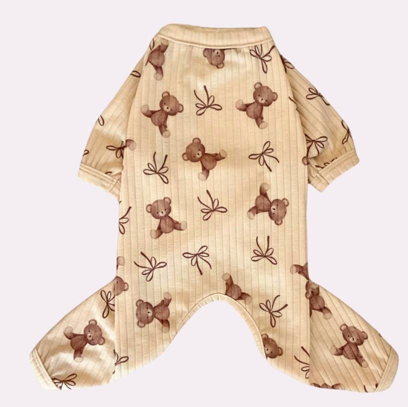 Gedyco Baby Bear Penye Orta Irk Köpek Tulumu