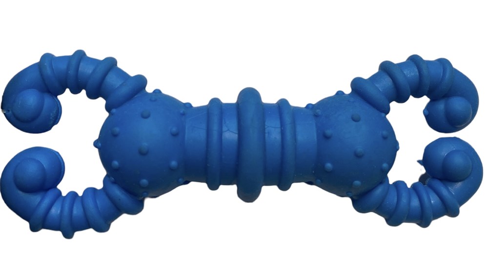 Kauçuk Yengeç Köpek Diş Kaşıma Oyuncağı 12 cm