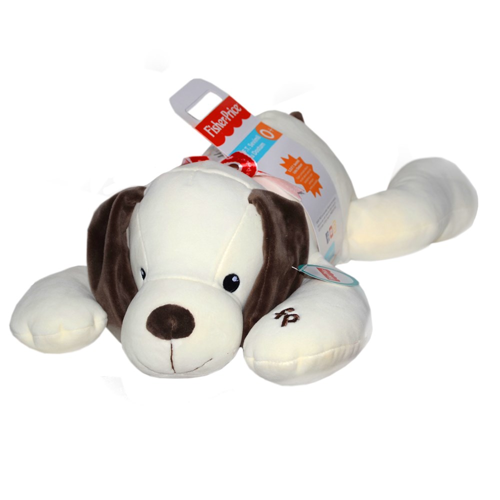 Fisherprice Yatan Peluş Köpek Beyaz
