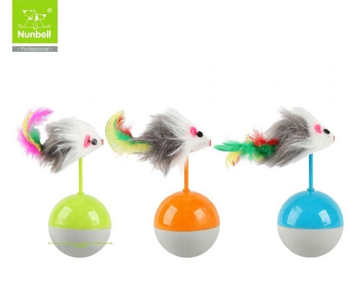 Nunbell Fareli Hacı Yatmaz Kedi Oyuncağı (1 Adet)