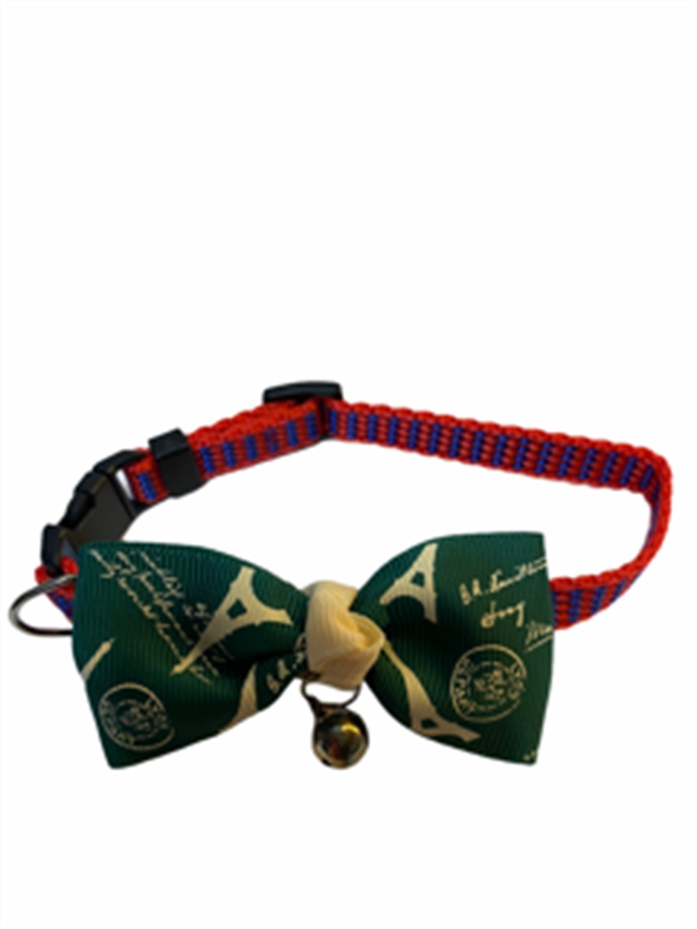 Kedi ve Köpek Zilli Papyon Tasma Eyfel Kulesi