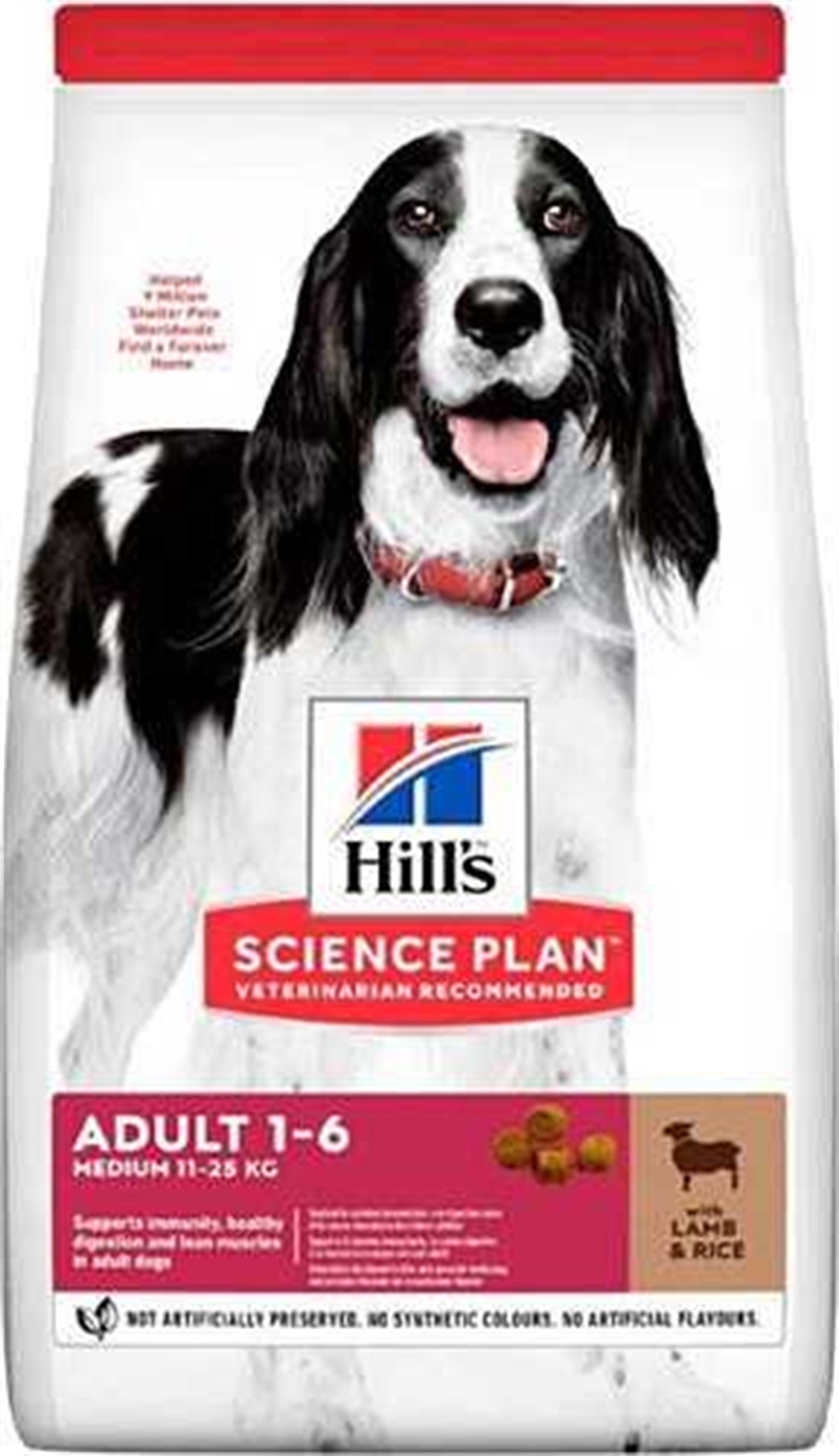Hills Science Plan Adult 2,5 kg Lamb&Rice Kuzu Etli Yetişkin Köpek Maması