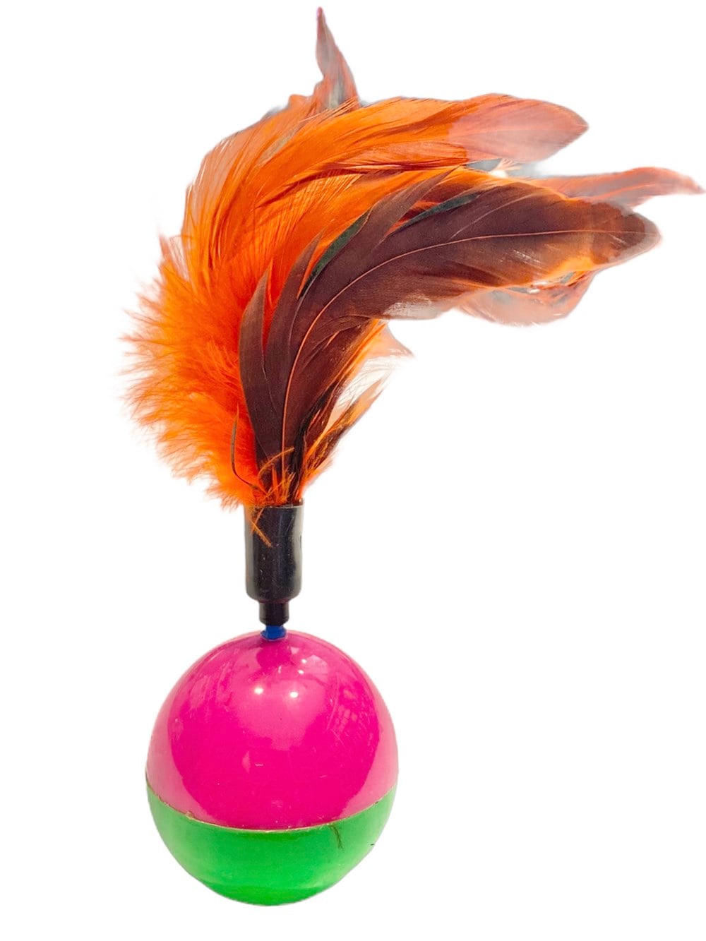 Upuzun Tüylü Hacı Yatmaz Kedi Oyuncağı 22 cm