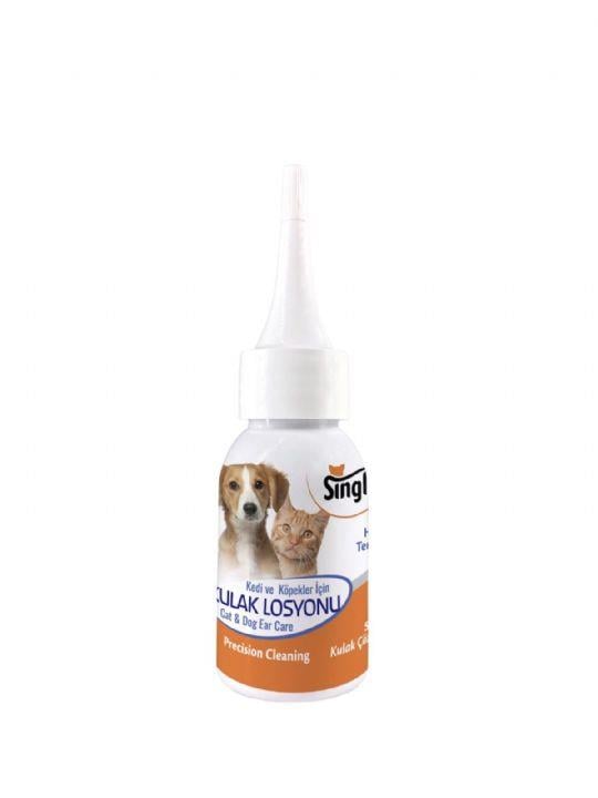 Single Kedi ve Köpek Kulak Temizleme Losyonu 50 ml