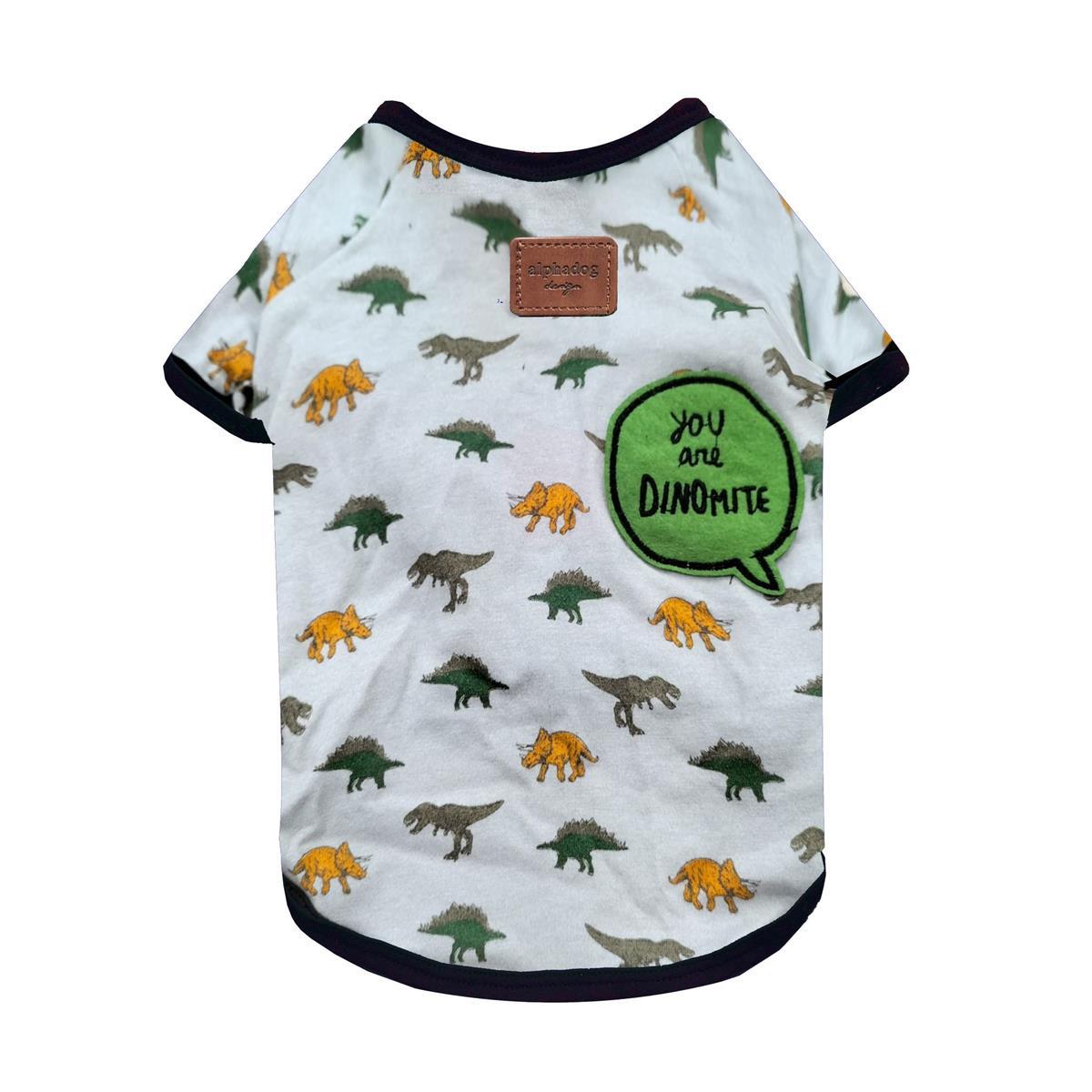 Alphadog Dino Küçük Irk Köpek T-shirtü