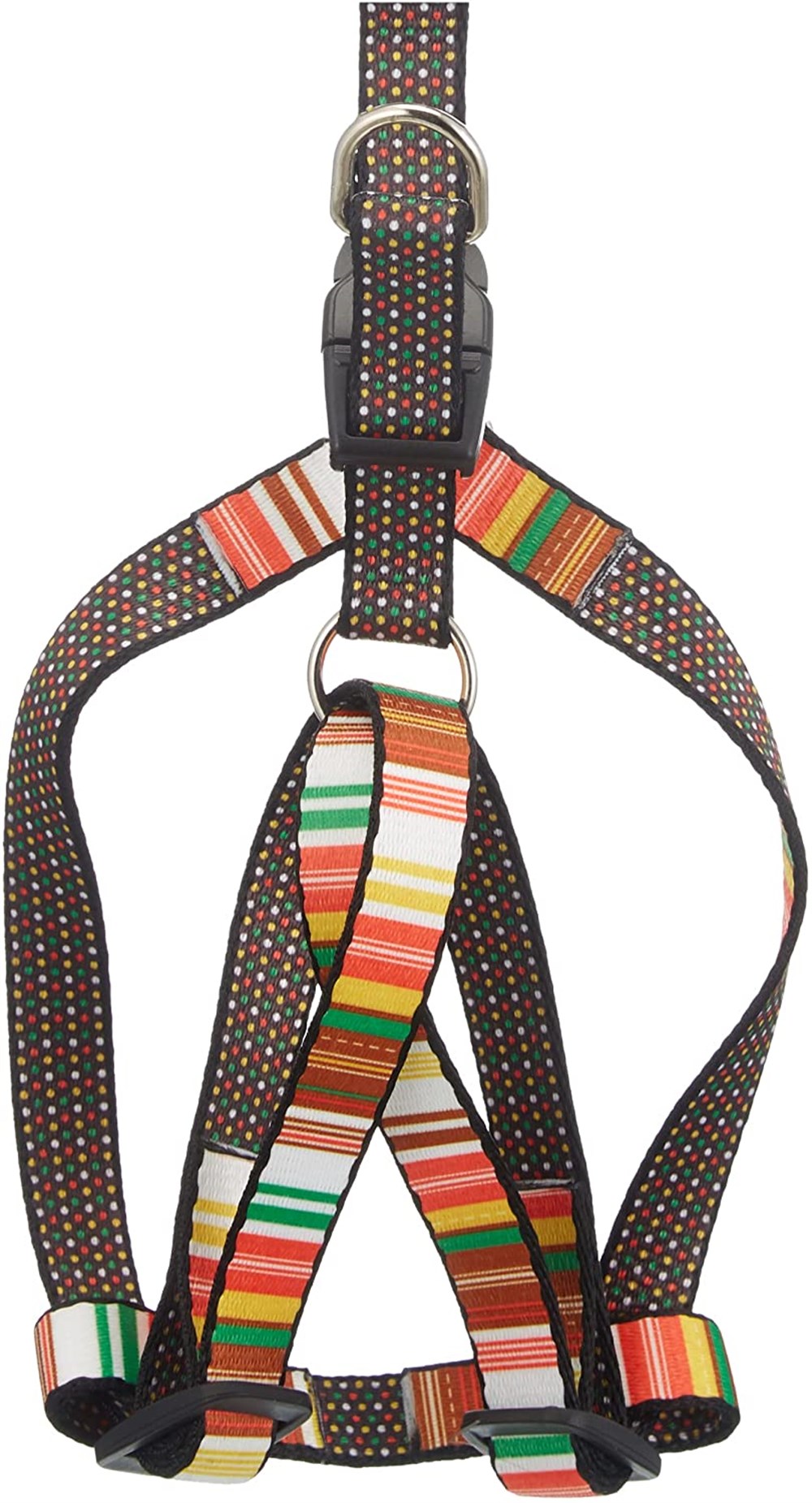 Ferplast Fantasia Dots Stripes Küçük Irk Köpek Göğüs Tasması (Göğüs 35 cm x 53 cm)