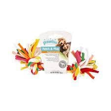 Pawise 2 Düğümlü Renkli Köpek Oyun ve Diş İpi 22 cm