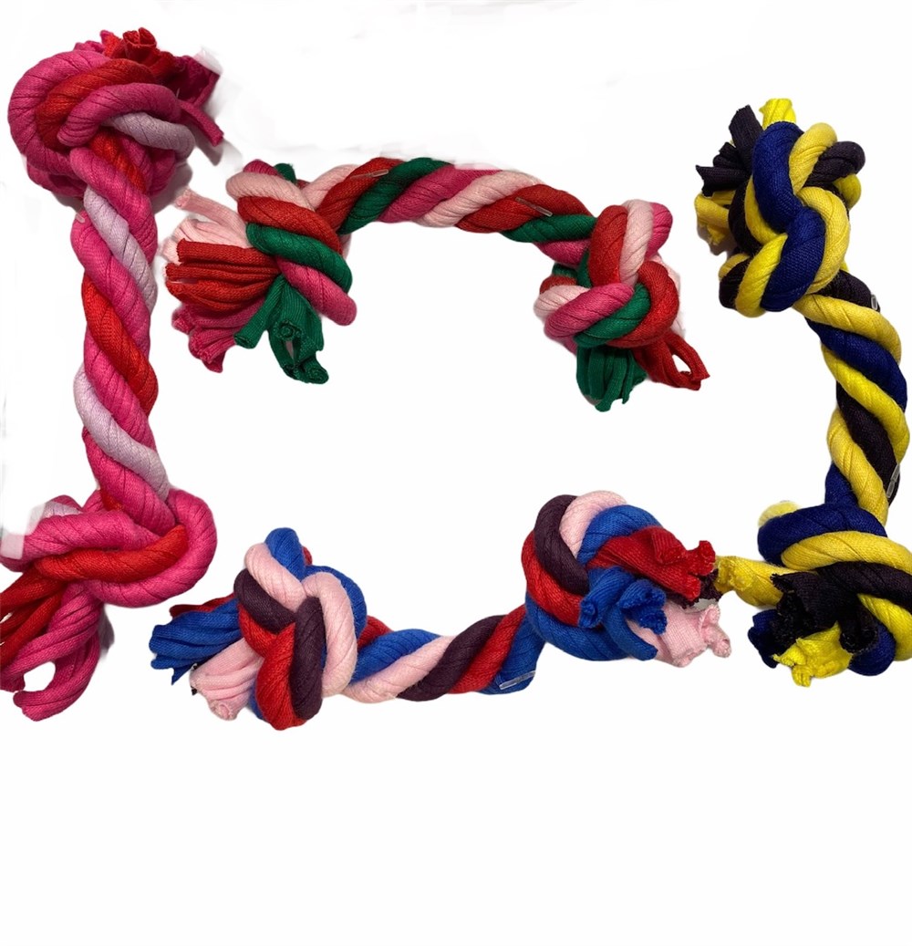 Zampa Rengarenk Köpek Diş İpi Oyuncağı 15 cm