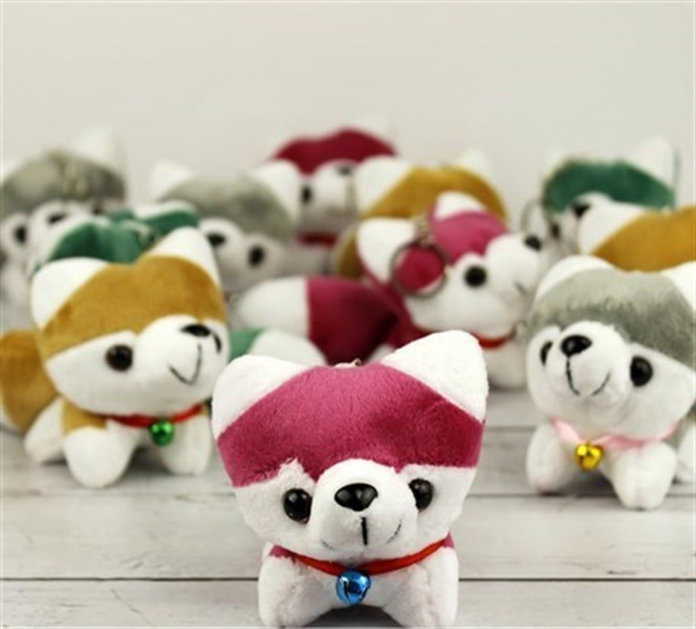 Büyük Boy SARI Kedi Peluş Anahtarlık