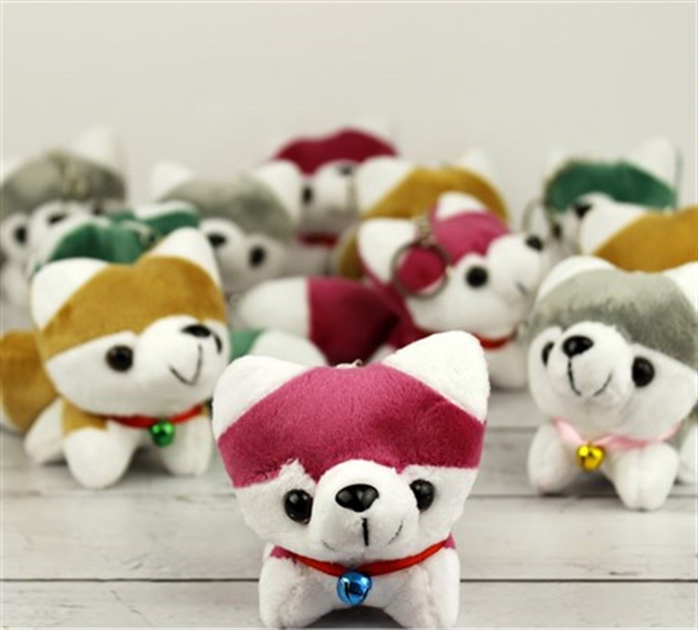 Büyük Boy YEŞİL Kedi Peluş Anahtarlık