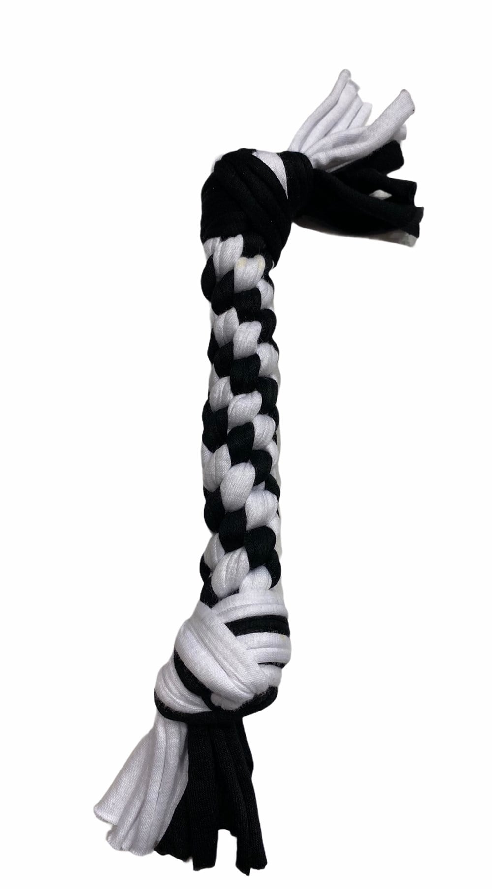 Siyah Beyaz Köpek Oyun ve Diş İpi 25 cm