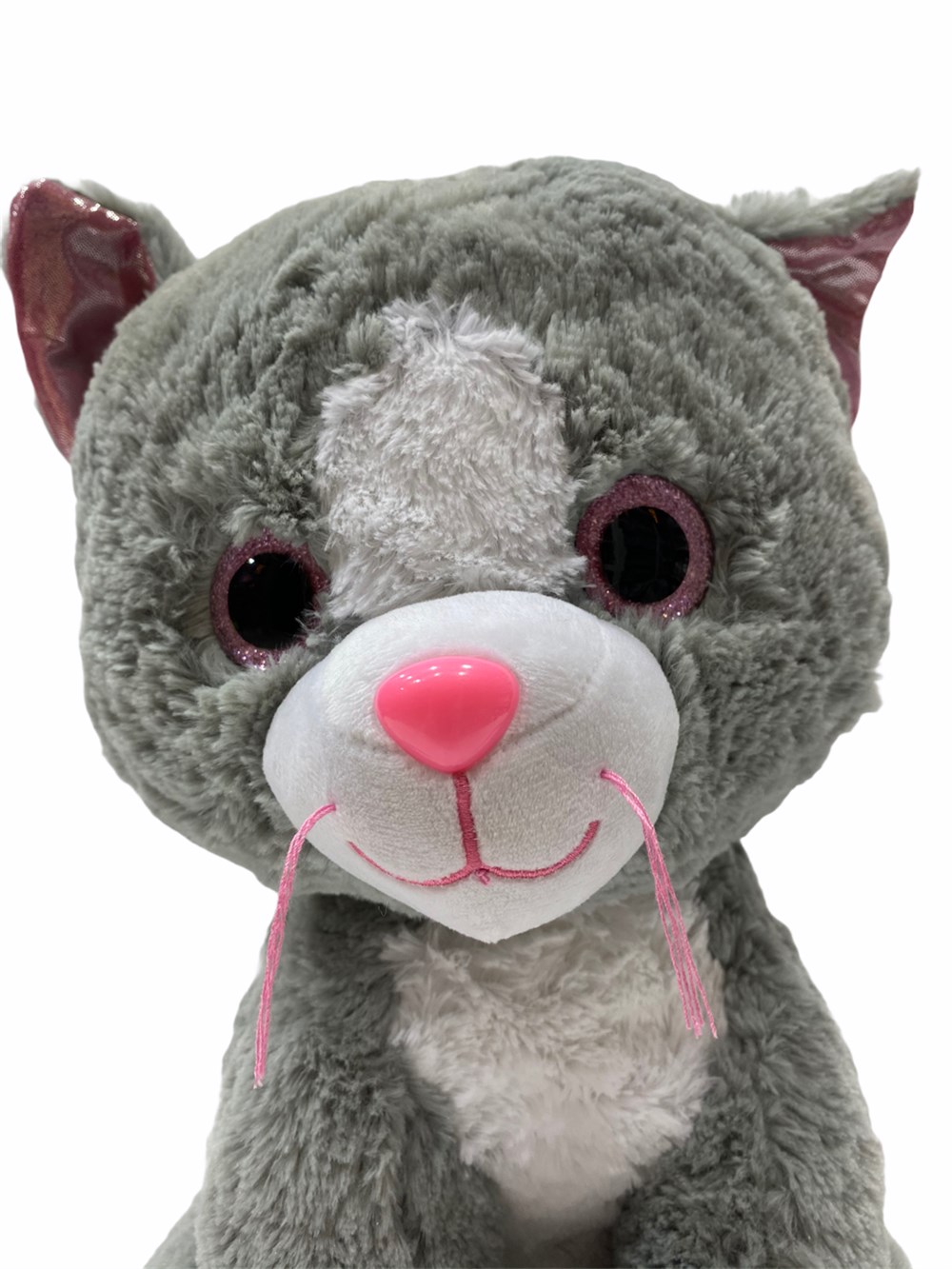 Sevimli Koca Kafa Peluş Kedi 40 cm