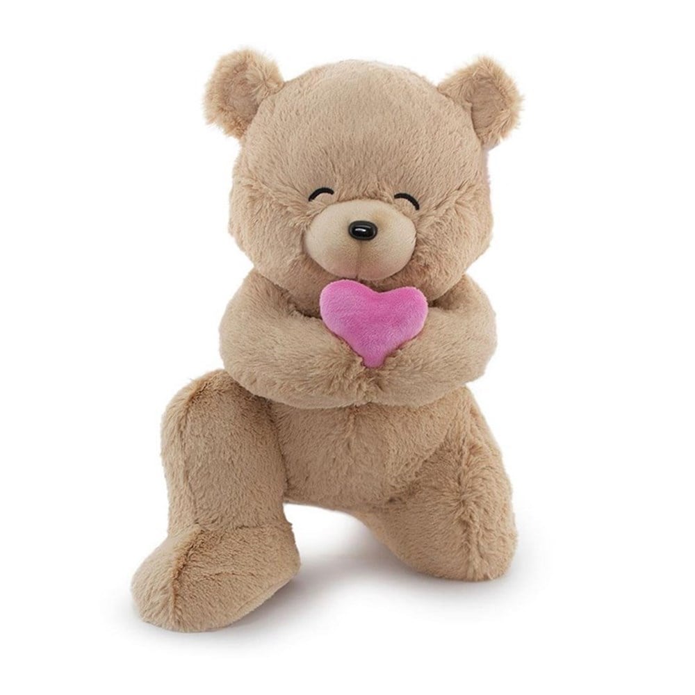 Minik Kalpli Serenat Yapan Peluş Ayıcık 45 cm