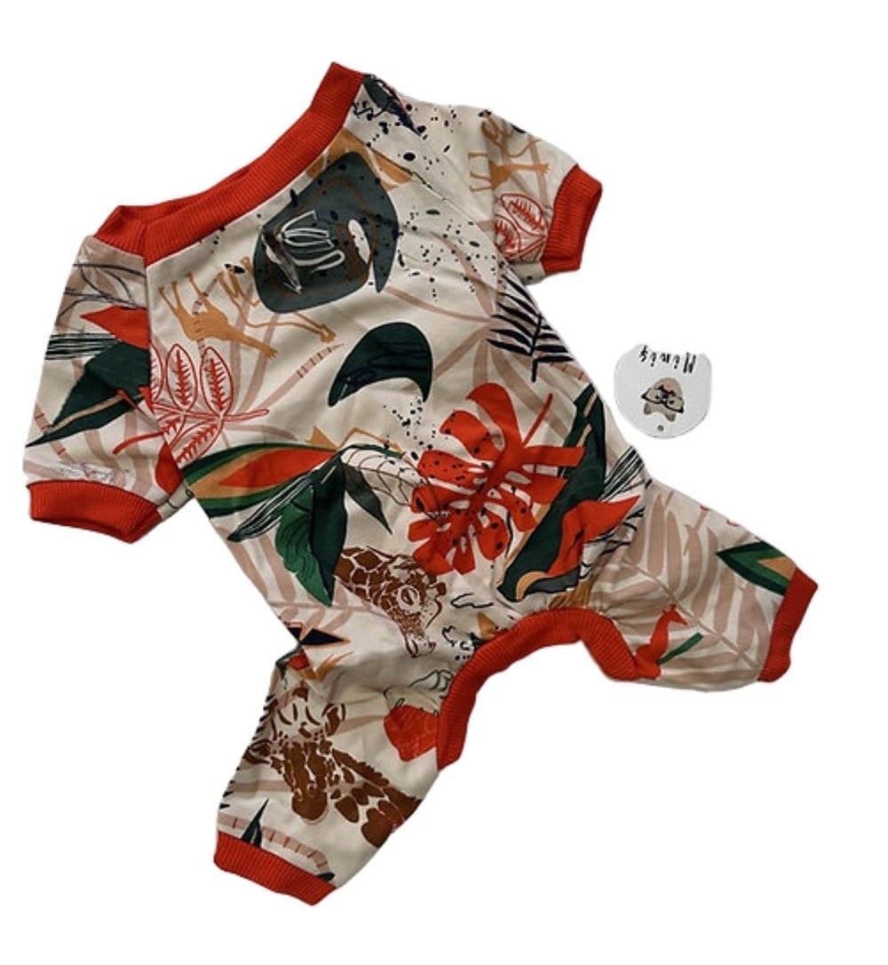 Safari Esnek T-shirt Penye Küçük Irk Köpek Tulumu (1 - 13 kg arası köpeklere uygundur)