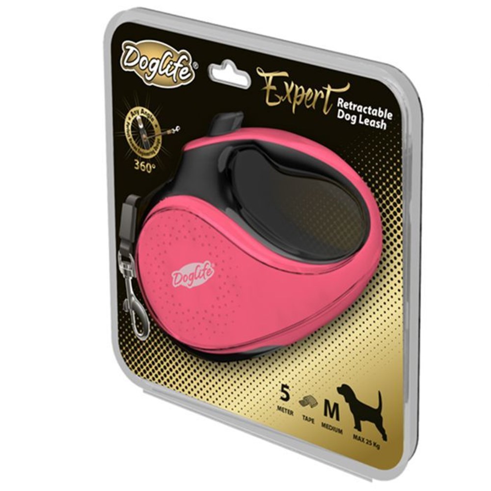 Doglife Otomatik Tasma M, 5 m Şerit Max 25 kg