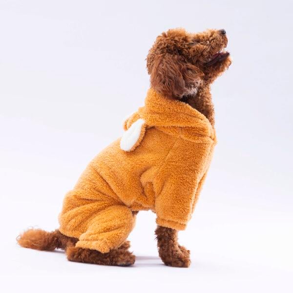Pawstar Latte Tapeti Peluş Küçük Irk Köpek Tulumu