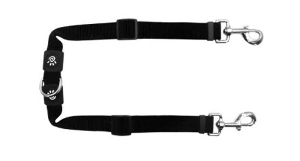 Doco Signature Coupler 2li Köpek Gezdirme Kayışı Black M