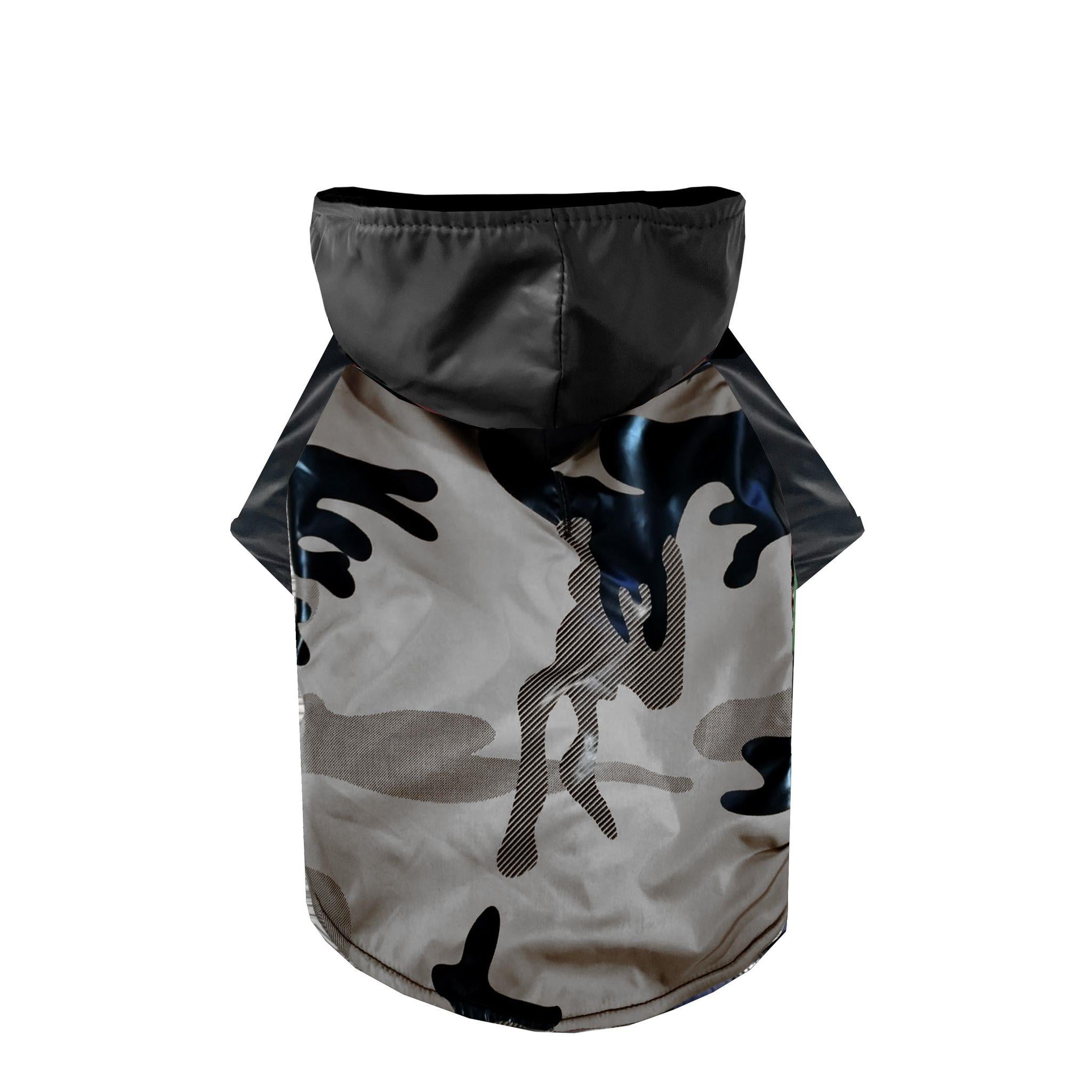 Alphadog Camo Grey Küçük Irk Köpek Montu