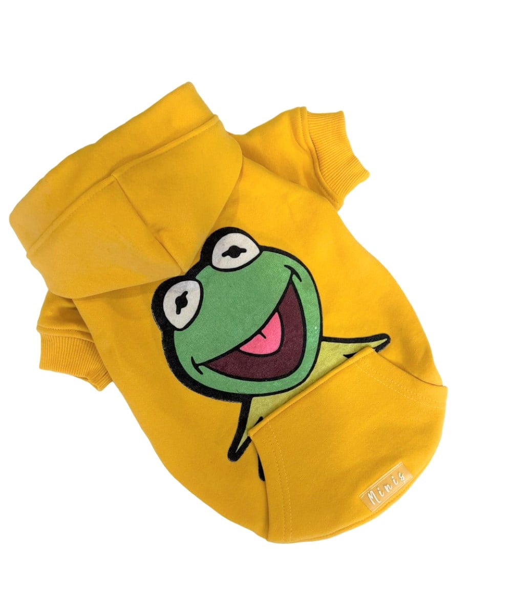 Muppets Yellow içi Polar Köpek Sweatshirtü (6,5 kg -15 kg arası köpeklere uygun bedenlerde)